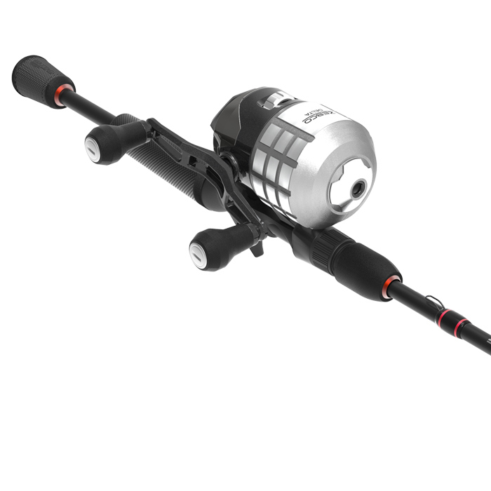 Omega Pro Spincast Reel and Fishing Rod Combo, IM6 Graphite