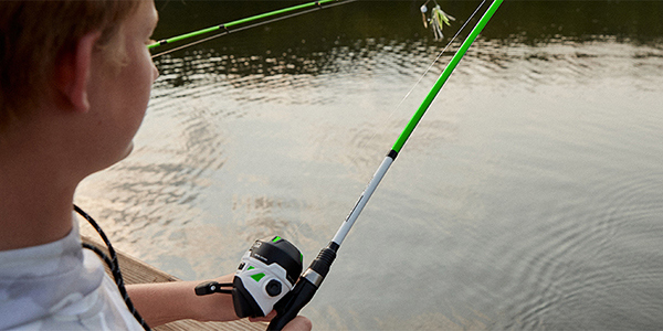 Child fishing with Combo