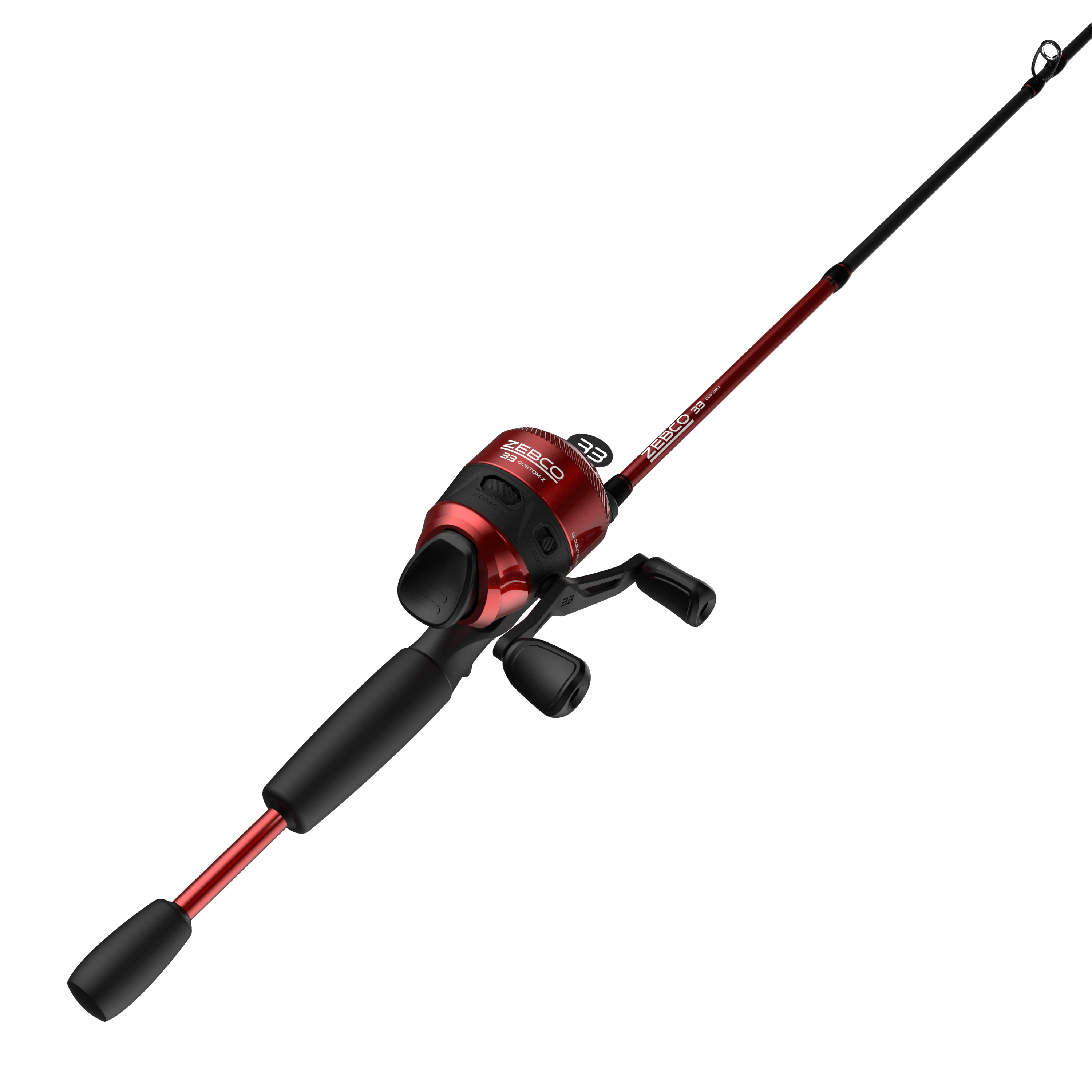 Zebco 33 Spinning Reel and Telescopic Fishing Rod Combo, Sports Equipment,  Fishing on Carousell