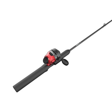 Zebco Slingshot Spincast Reel and Fishing Rod Combo, Red 
