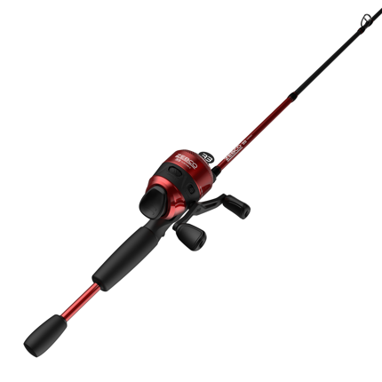 Zebco 33 Spincast Fishing Roll, The Quickset Anti-Reverse with Bit Alert,  Smooth Dial Adjustable Draw, Powerful All Metal Gears with a Lightweight