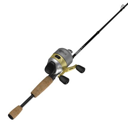  Zebco 33 Gold Spincast Fishing Reel, Size 30 Reel