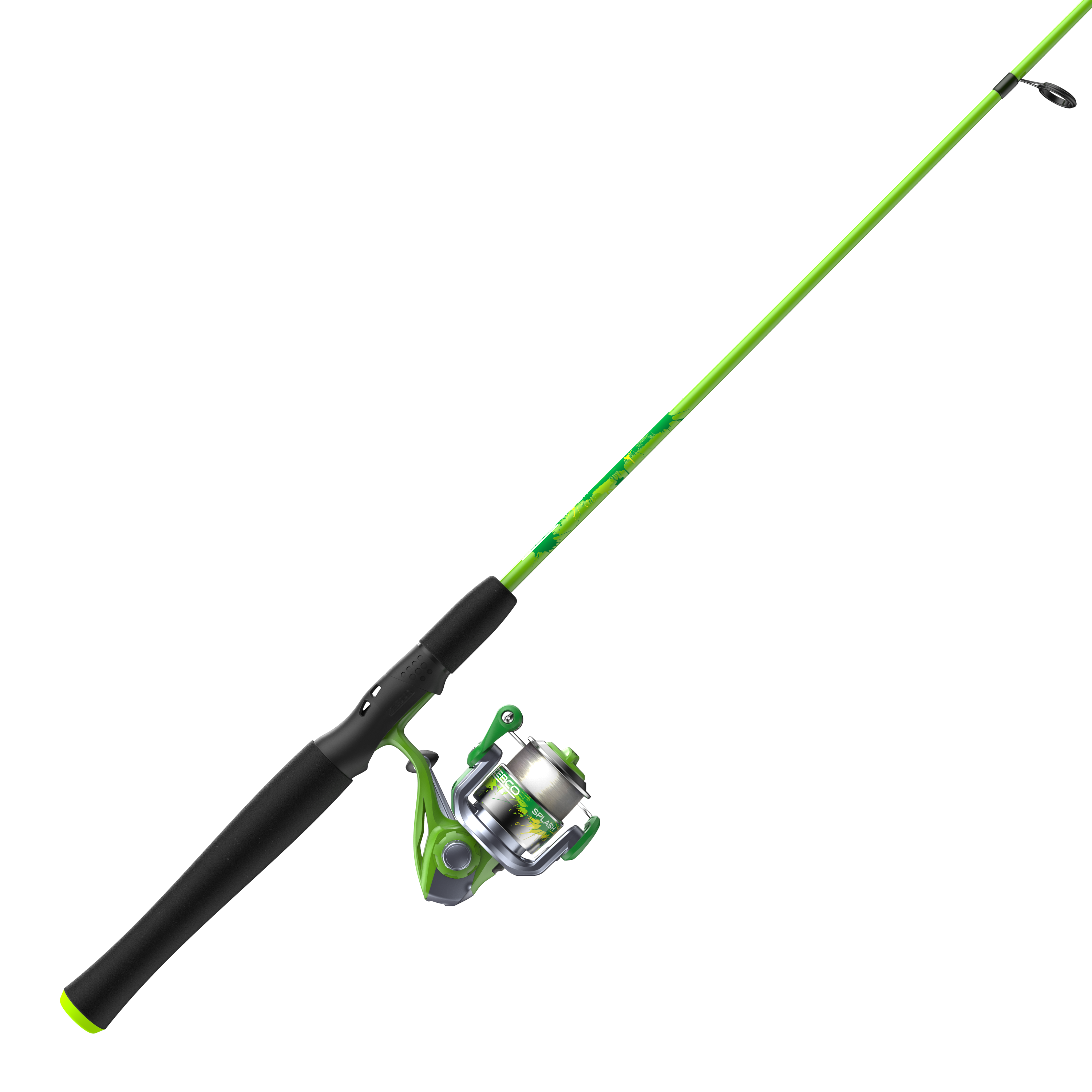 Zebco SPLASH Purple 602M Spincast Fishing Rod and Reel Combo 10#